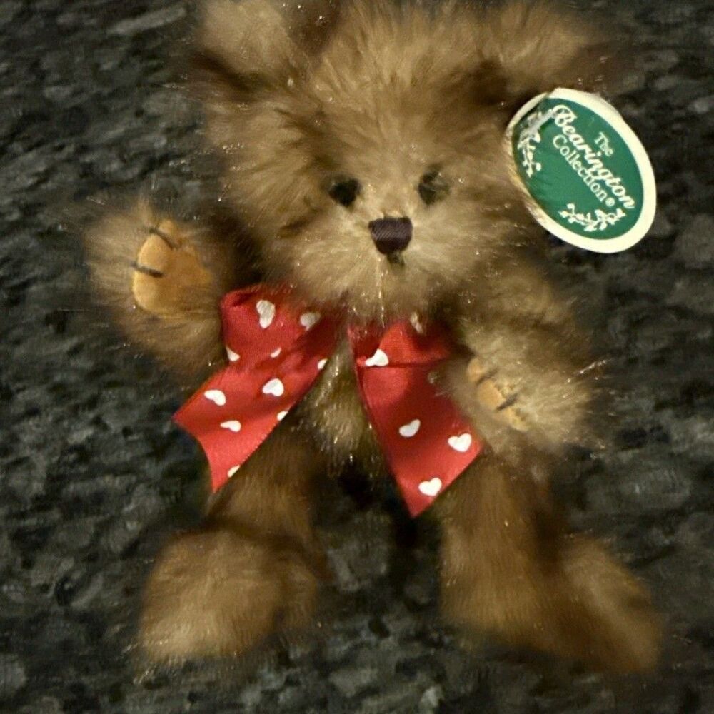 Bearington Collection, “Loverboy”, Valentine Bear Jointed 9” Heart On Foot 1932